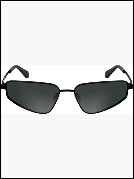 Metal Cat Eye Sunglasses with Logo Temples, UV Protection, Prescription-Ready main image 7